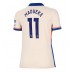 Maillot de foot Chelsea Noni Madueke #11 Extérieur vêtements Femmes 2024-25 Manches Courtes